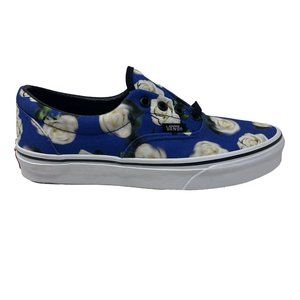 Vans Era Women's 7.5 Romantic Floral Lapis Blue White Shoes New